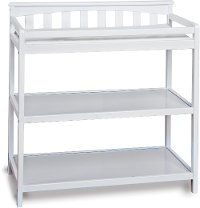 F0111646 Matte White Dressing Table - Flat Top