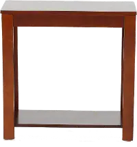Pierce Espresso Brown Accent Table