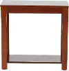 Pierce Espresso Brown Side Table