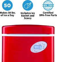 AI-215R Red AI-215R Portable Ice Maker-5