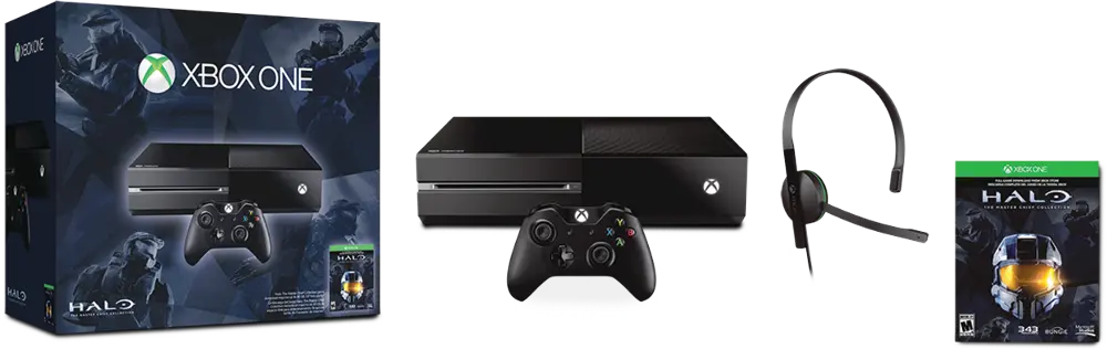 XONE/HALO-NO-KINECT Xbox One Console - Halo Bundle-1