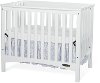 F5000146 Matte White 2-in-1 Mini Crib - London
