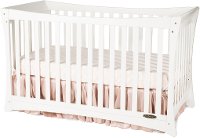 F1230146 Matte White 3-in-1 Stationary Crib - Parisian