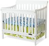 F5620146 Matte White Mini 4-in-1 Convertible Crib - Ashton -3