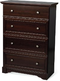 F01302.85 Cherry 4-Drawer Chest - Updated Classic-2