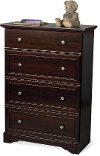 F0130285 Updated Classic Child Craft Select Cherry 4-Drawer Chest