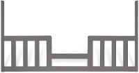 F0952487 Gray Toddler Guard Rail - London