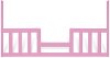 F0952471 Pink Toddler Guard Rail - London