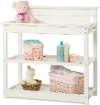 F0241646 Matte White Changing Table - Bradford -2
