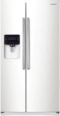 RS25J500DWW Samsung Side-by-Side Refrigerator - 36 Inch White