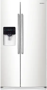 RS25J500DWW Samsung Side-by-Side Refrigerator - 36 Inch White