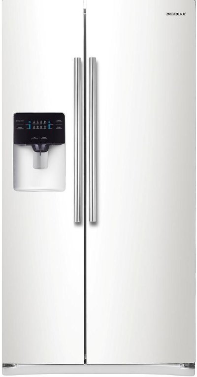 RS25J500DWW Samsung Side-by-Side Refrigerator - 36 Inch White