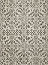 5 x 7 Medium Medallions Ivory and Gray Area Rug - New Casa