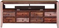 61 Inch Rustic TV Stand - Antique Collection
