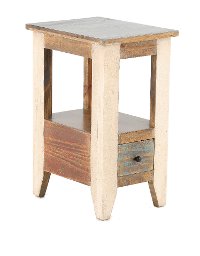 Rustic Side Table - Antique