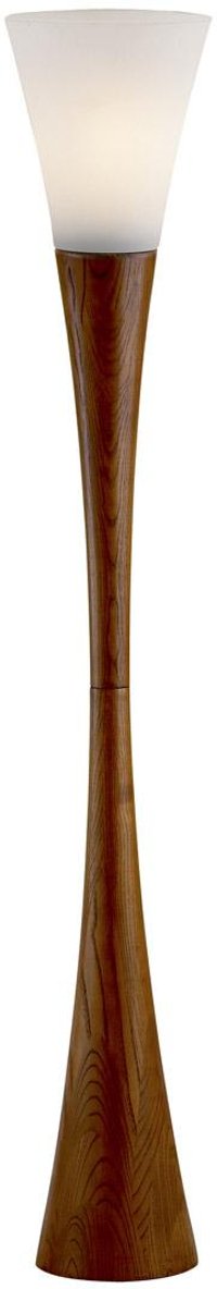 Espresso Walnut Floor Lamp