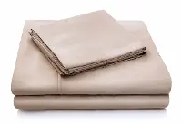 MA03SKECTS Ecru Split King 5 Piece Sheet Set - Woven Tencel