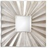 Antiqued Silver Leaf Mirror