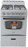 GR2414CW Avanti 2.6 cu ft Gas Range - White 24 Inch