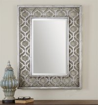 Silver Leaf Wall Mirror