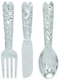 Aluminum Utensil Wall Art Set