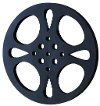Metal Movie Reel Wall Decor