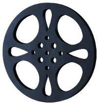 Metal Movie Reel Wall Decor