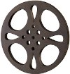18 Inch Metal Movie Reel Wall Decor
