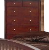 Clearance Classic Contemporary Merlot Chest of Drawers - Lawson
