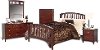 Clearance Merlot 6 Piece Full Bedroom Set - Lawson