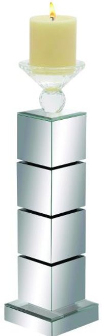 16 Inch Mirrored Candle Holder
