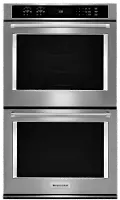 KODE500ESS KitchenAid 10 cu ft Double Wall Oven - Stainless Steel 30 Inch
