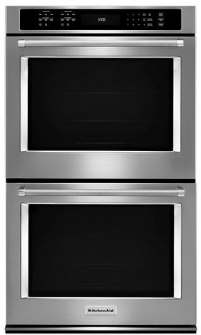 KODE500ESS KitchenAid 30 Inch Double Wall Oven with Convection - 10 cu. ft. Stainless Steel-1