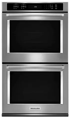 KODE500ESS KitchenAid 30 Inch Double Wall Oven with Convection - 10 cu. ft. Stainless Steel-1