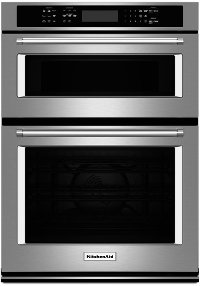 KOCE507ESS KitchenAid 27 Inch Combination Wall Oven with Microwave - 5.7 cu. ft. Stainless Steel