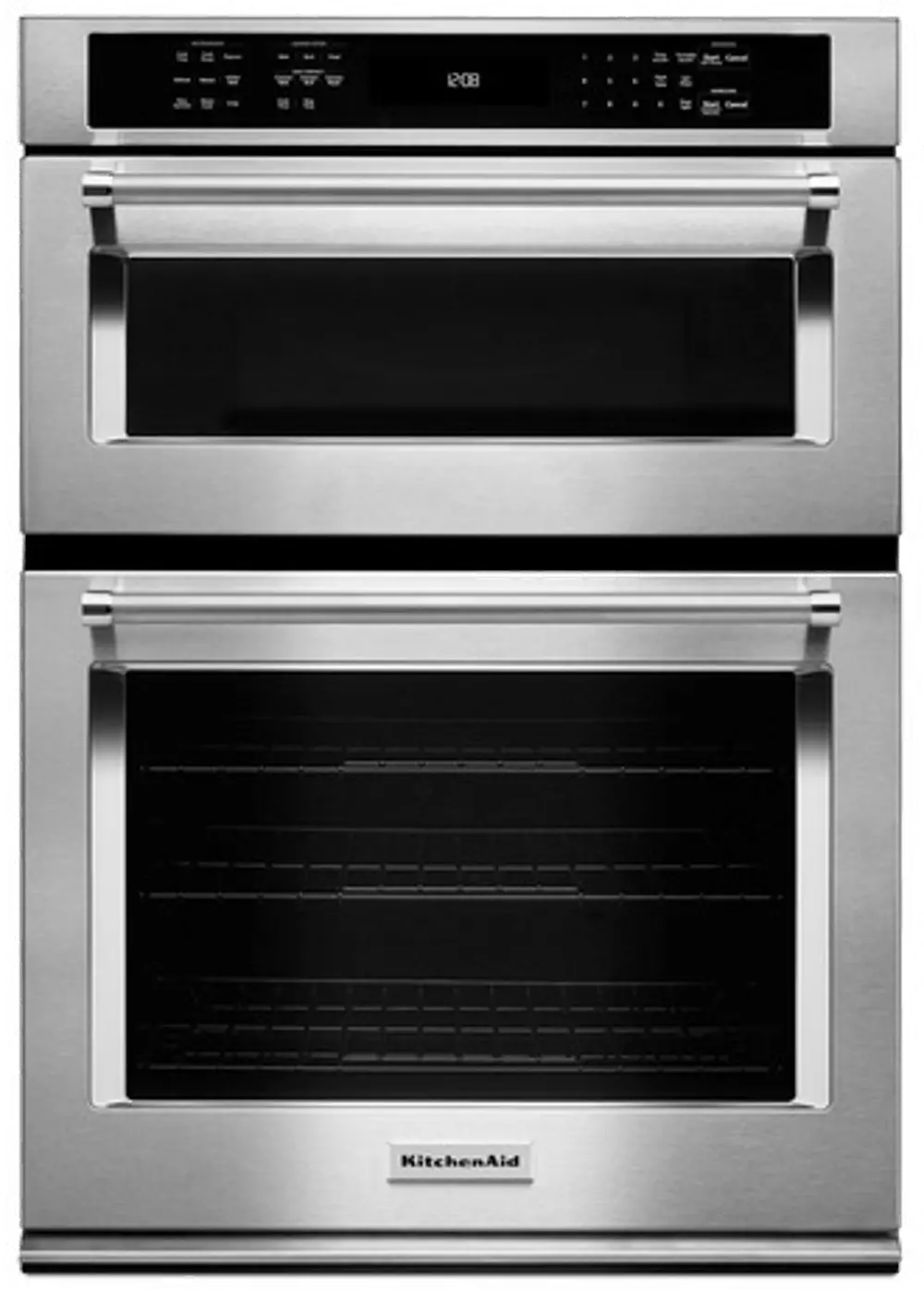 KOCE500ESS KitchenAid 6.4 cu ft Combination Wall Oven - Stainless Steel 30 Inch-1