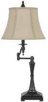 Madison Swing Arm Bronze Table Lamp