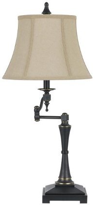 Madison Swing Arm Bronze Table Lamp