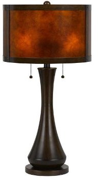 Rust Viejo Mica Table Lamp