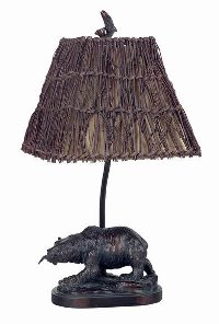 Bear Resin Table Lamp