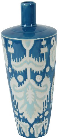 15 Inch Blue Lidded Jar