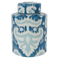 Blue Lidded Jar