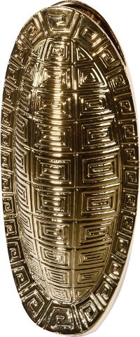 Gold Turtle Shell Vase
