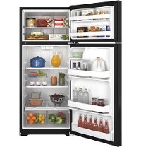 GTS18GTHBB GE 17.5 cu. ft. Top Freezer Refrigerator - 28 Inch Black