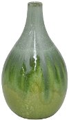 9 Inch Green Ceramic Vase