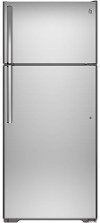 GTS18GSHSS GE 17.5 cu. ft. Top Freezer Refrigerator - 28 Inch Stainless Steel
