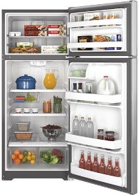 GTS18GSHSS GE 17.5 cu. ft. Top Freezer Refrigerator - 28 Inch Stainless Steel-2