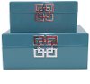 Large Blue Wood Box