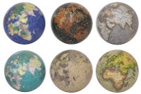 Assorted 4 Inch Colorful Globes