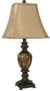 LPS-006/FAUXMARBLE Faux Marble Bronze Table Lamp